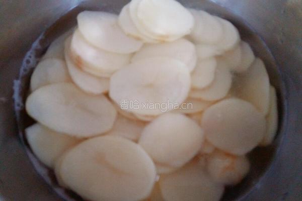 韭菜土豆饼的做法图解3