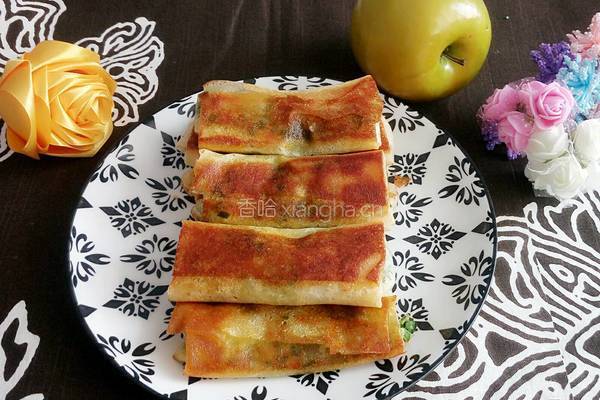 香煎韭菜鸡蛋饼的做法图解12