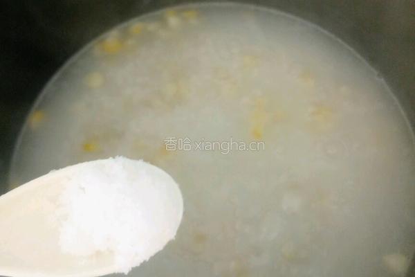 玉米蛋花粥的做法图解6