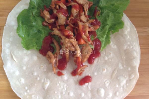 鸡肉卷饼的做法图解17