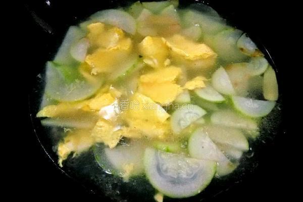 节瓜鸡蛋汤的做法图解7