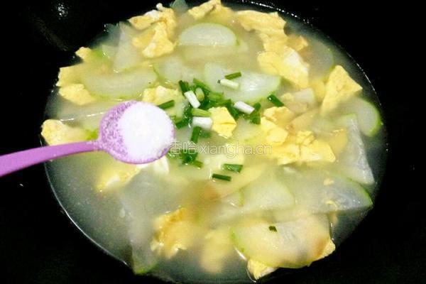 节瓜鸡蛋汤的做法图解8