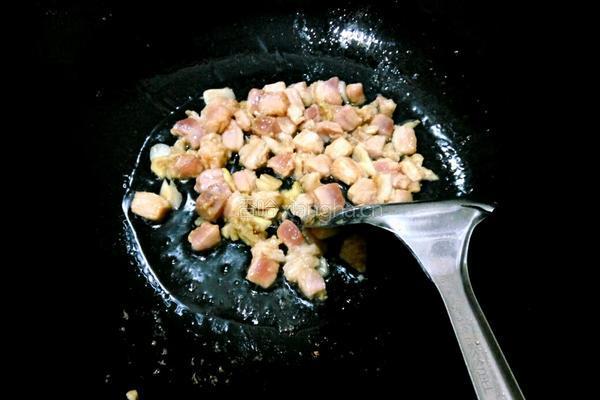 毛豆炒肉的做法图解6