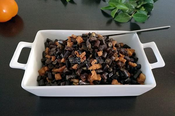 五花肉炒紫豇豆的做法图解9