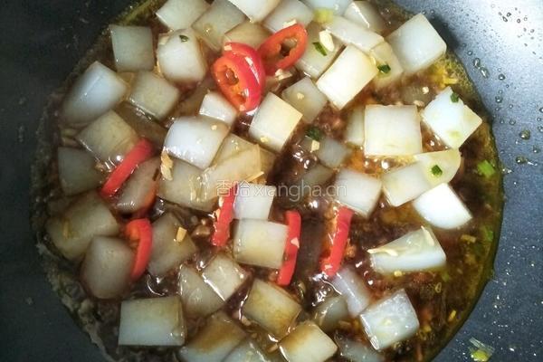 炒凉粉的做法图解6