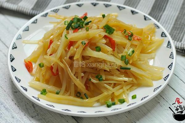 香脆和酸辣一块干‖土豆两吃的做法图解9