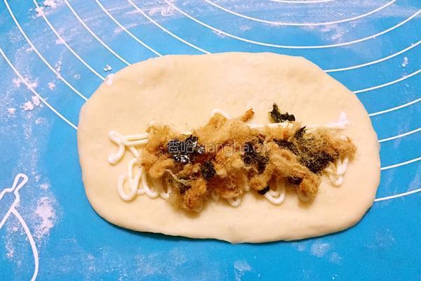 海苔肉松面包的做法图解13
