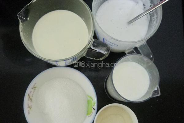 椰蓉雪花糕的做法图解1