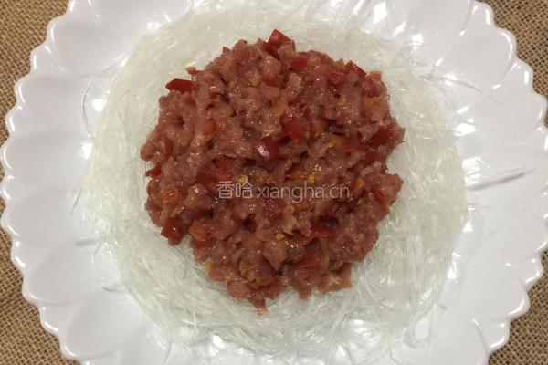 肉末蒸粉丝的做法图解8