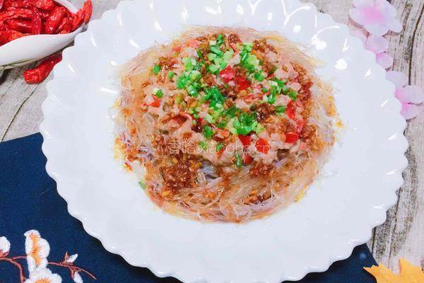 肉末蒸粉丝的做法图解10