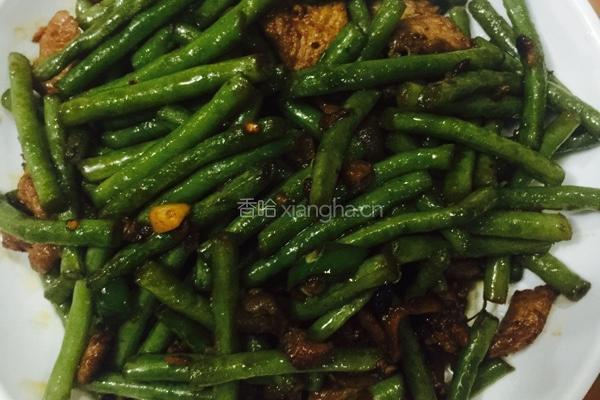豇豆炒肉片的做法图解6