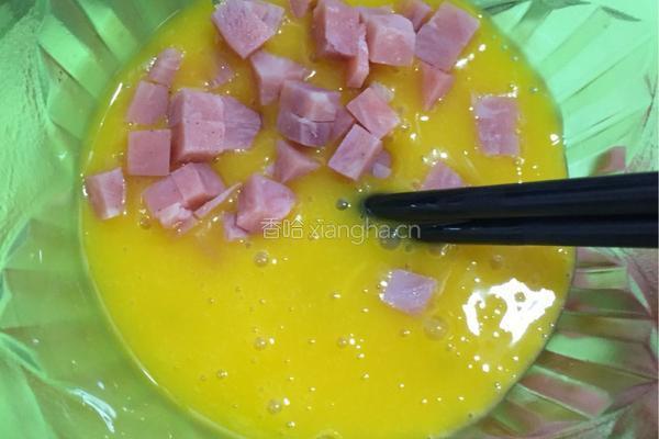 双色火腿蛋卷的做法图解4
