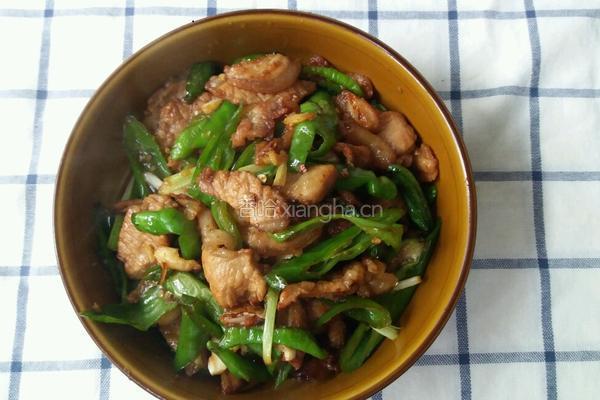 家常辣椒炒肉的做法图解13