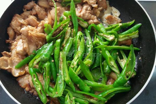 家常辣椒炒肉的做法图解10