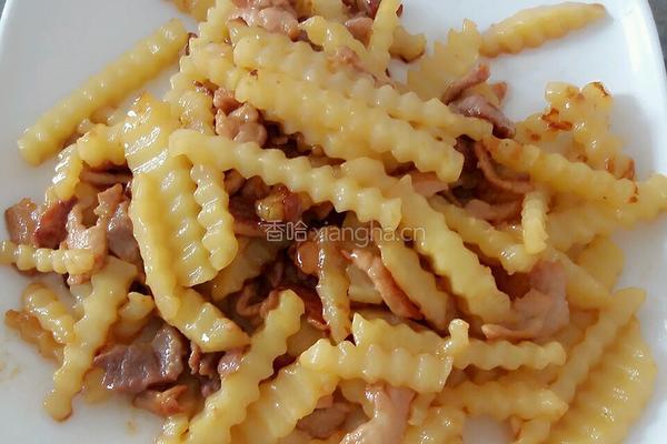 瘦肉炒土豆