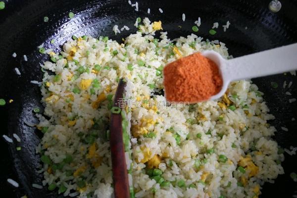 豇豆蛋炒饭的做法图解6