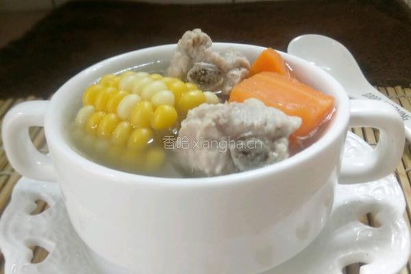 玉米胡萝卜排骨汤的做法图解8