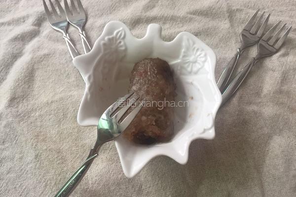 西米红豆棕子的做法图解13
