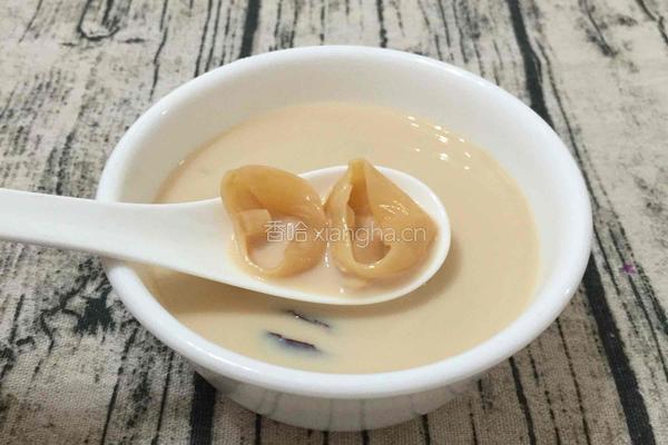 红枣牛奶炖花胶的做法图解13
