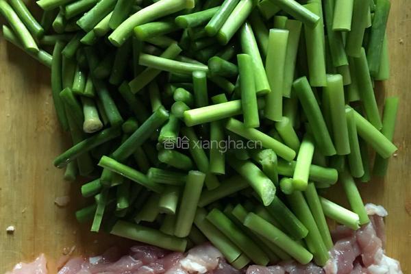 蒜苔炒肉