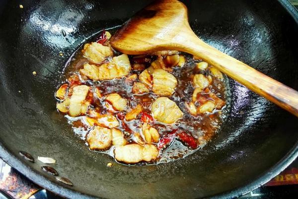 茭白炒肉的做法图解4
