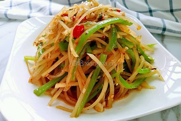 凉拌麻辣土豆丝的做法图解13