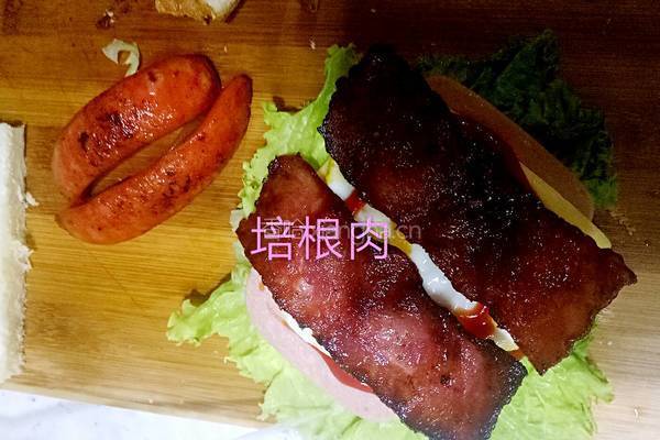 丰盛的三明治(≧▽≦)的做法图解8