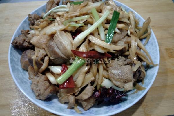 皎白炒鸭肉的做法图解4
