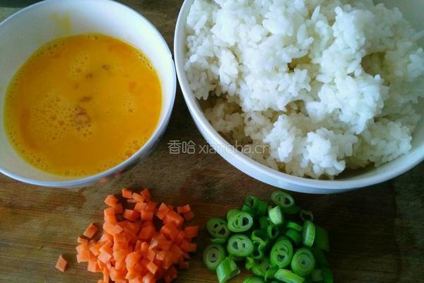 酱油炒饭的做法图解1