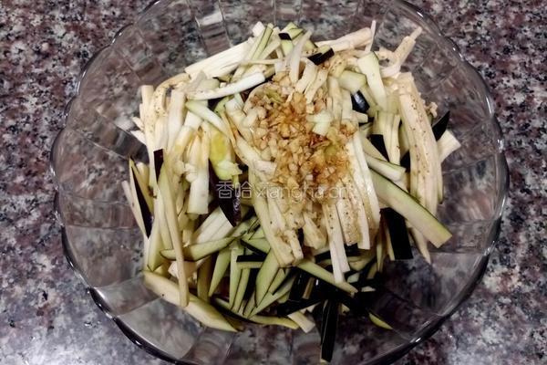 凉拌茄子的做法图解5