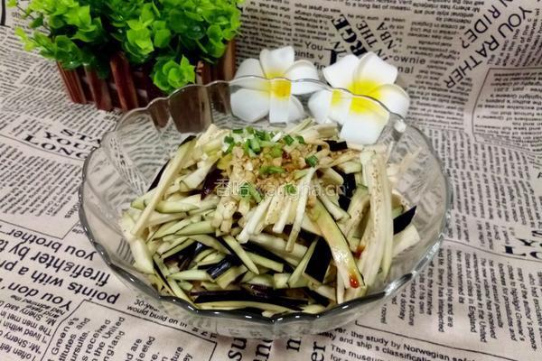 凉拌茄子的做法图解7