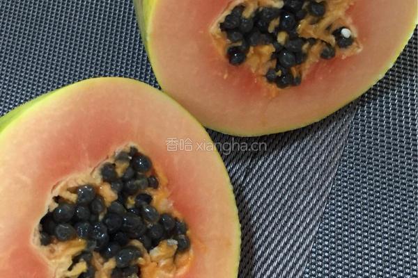 牛奶木瓜布丁的做法图解2
