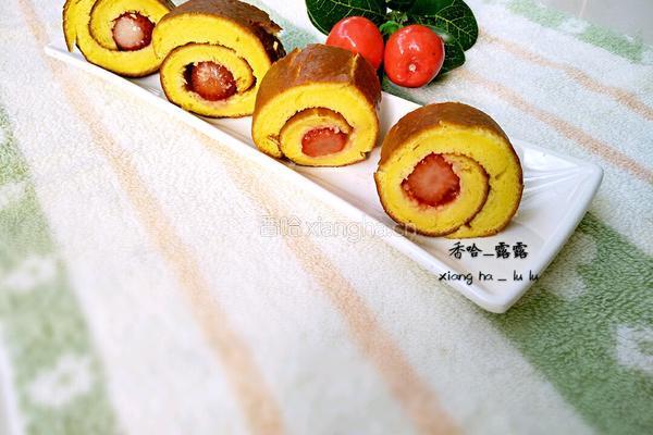 草莓蛋糕卷的做法图解18
