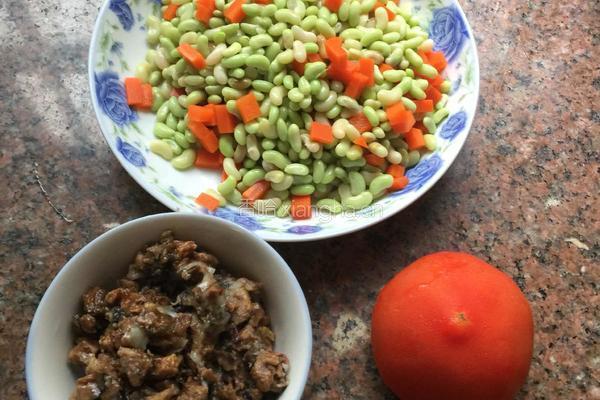 肉燥烧豆仁的做法图解1