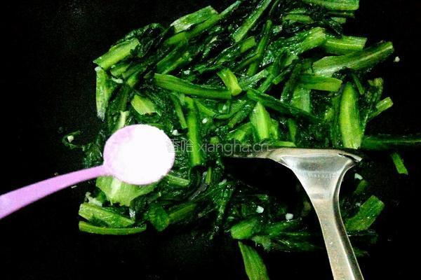蒜蓉油麦菜的做法图解6