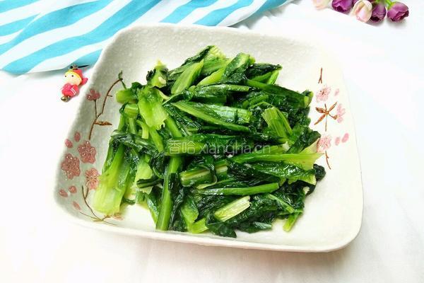 蒜蓉油麦菜的做法图解7