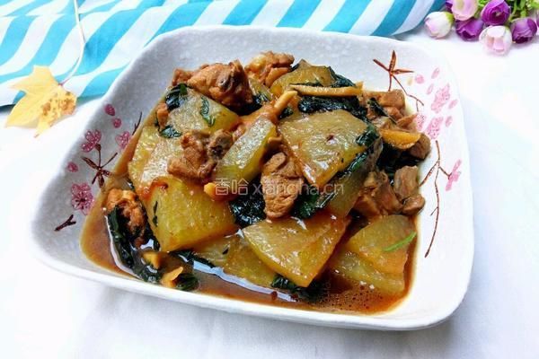 紫苏冬瓜烧鸭肉的做法图解11