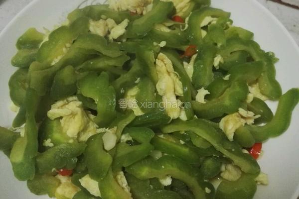 苦瓜炒蛋