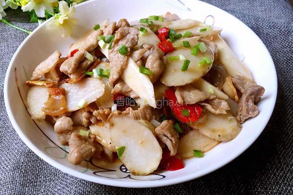 山药炒肉片的做法图解11