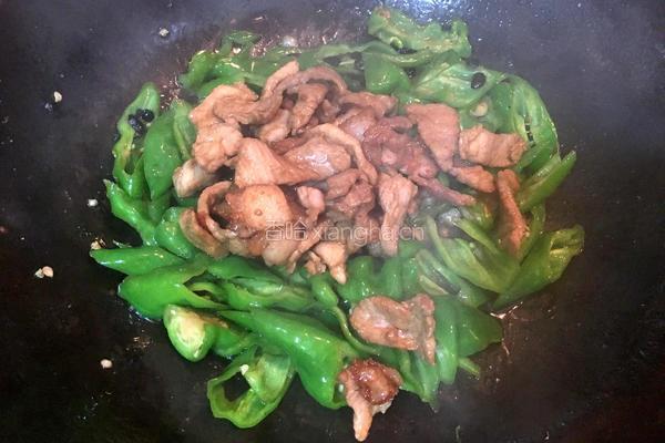 豆豉辣椒炒肉的做法图解7
