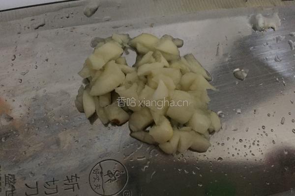 烧腩炒龙须菜的做法图解3