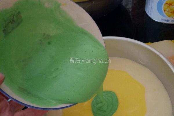 酸奶彩虹蛋糕的做法图解13