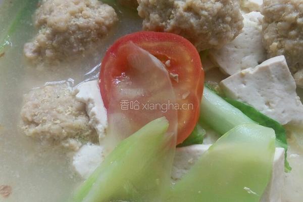 圆子豆腐汤的做法图解4