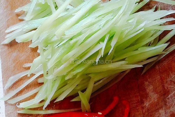 虾油笋丝的做法图解3