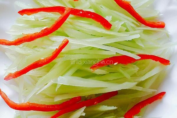 虾油笋丝的做法图解4