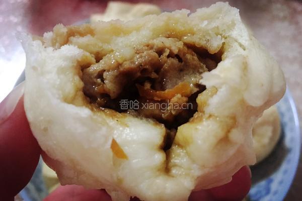 香菇胡萝卜猪肉馅包子