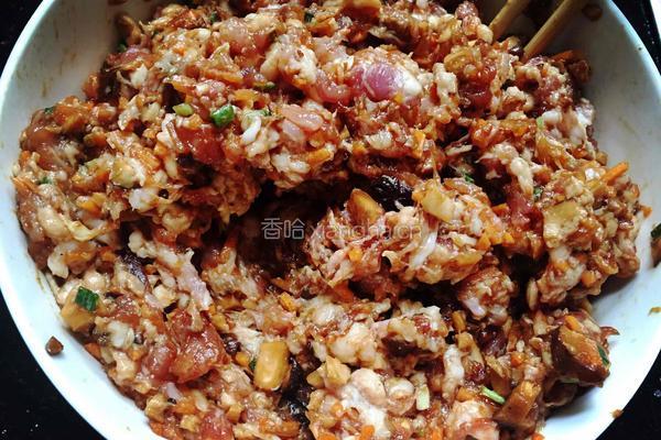 香菇胡萝卜猪肉馅包子的做法图解6