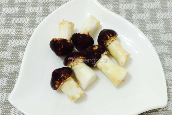 蒜蓉酱拌姬松茸的做法图解4
