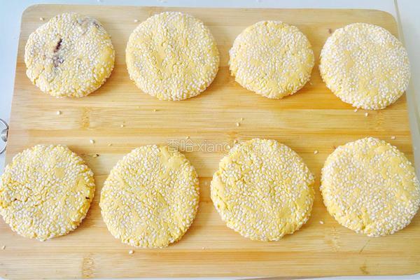 豆沙馅芝麻南瓜饼（电饼铛版）的做法图解15