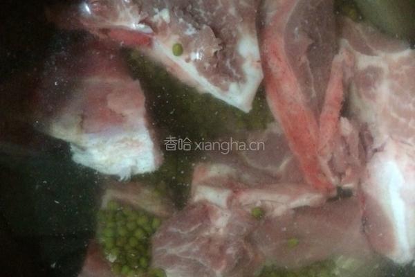 冬瓜绿豆扇骨汤的做法图解6